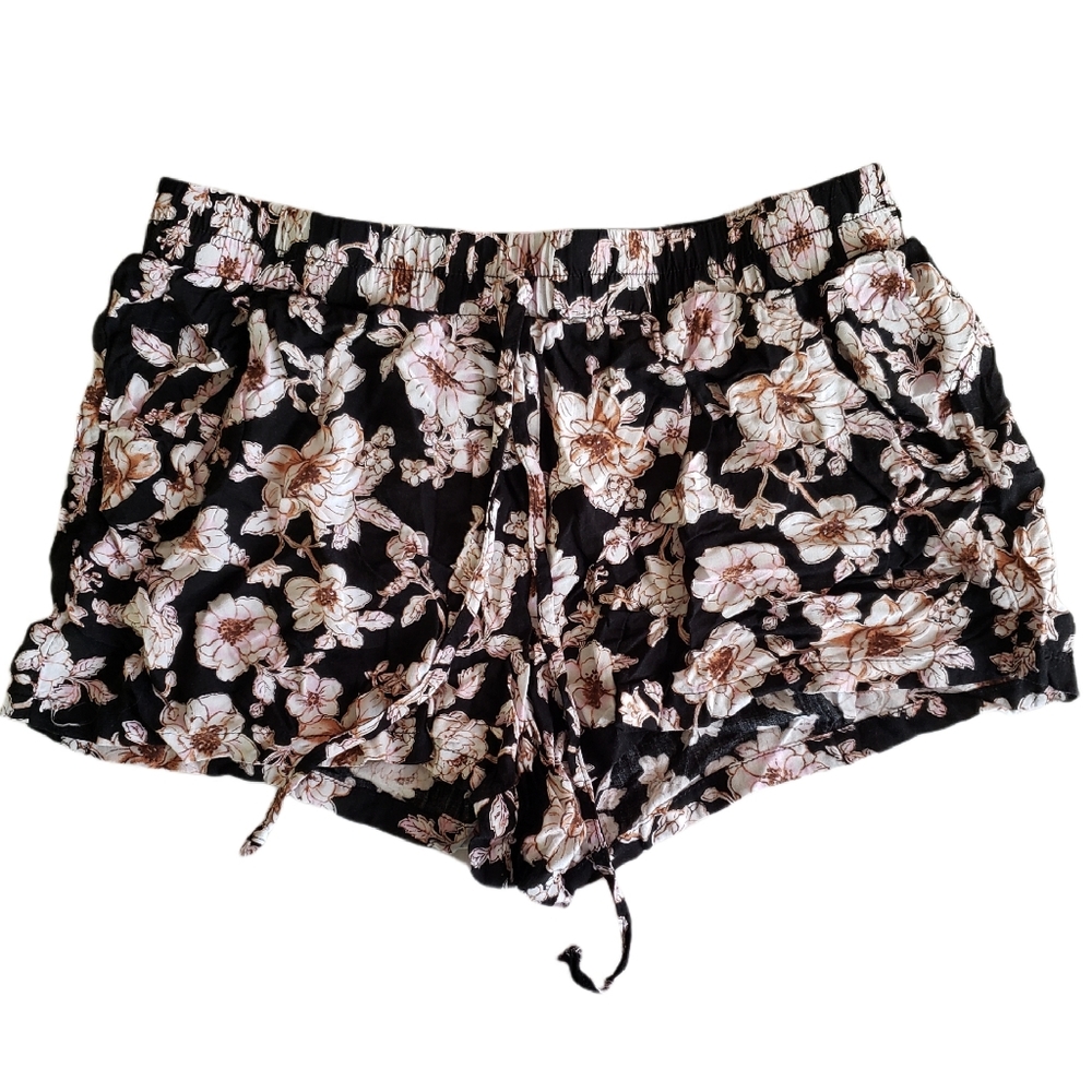 Gypsies and Moondust High-Waisted Floral Patterned Shorts Size Large